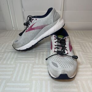 Brooks Addiction GTS 15 Womens 8.5 Extra Wide Shoes Gray Pink Running Walking